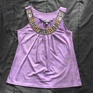 A. Byer Light Purple Tank Top - Small
